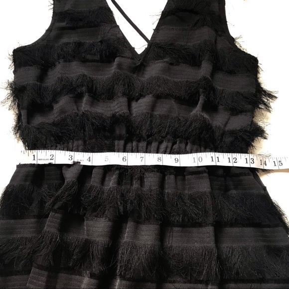 ❣️ & OTHER STORIES Black Fringe Dress - Picture 6 of 6